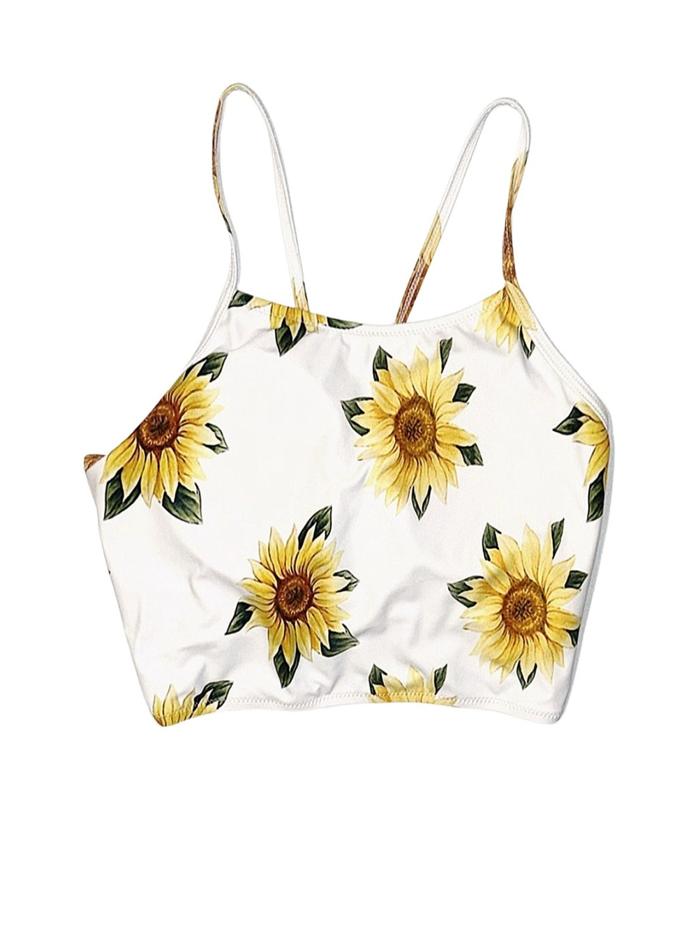 ZAFUL Women's Sunflower Bikini Top